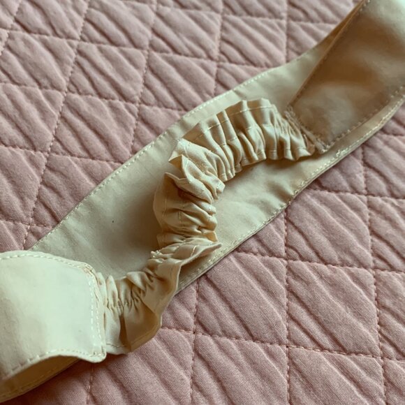 Classic Cream Cotton Headband – Handcrafted with Love - Picture 8 of 12